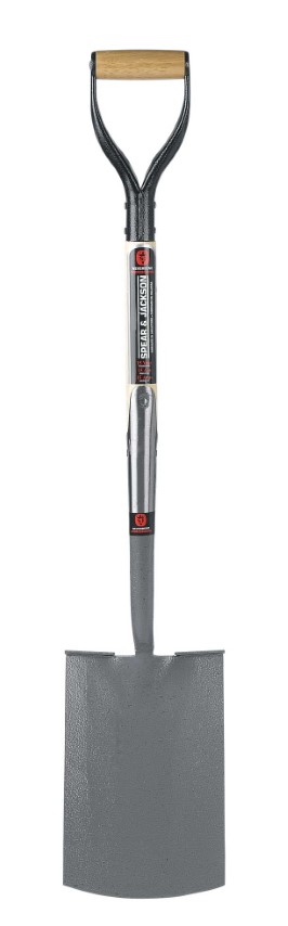 SPEAR & JACKSON - SPADE TREADED - D HANDLE NEVERBEND PRO